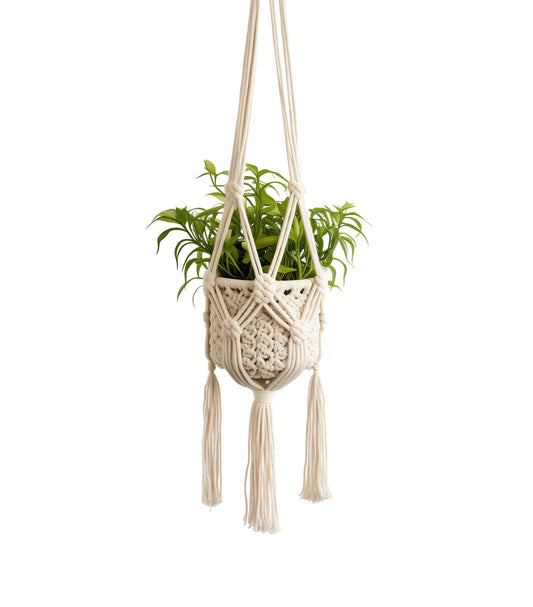 DIY Wall Hanging Floral Macrame