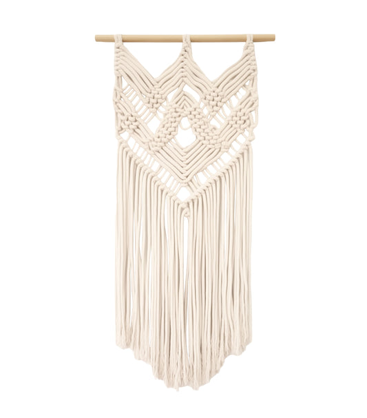 Round Floral Macrame