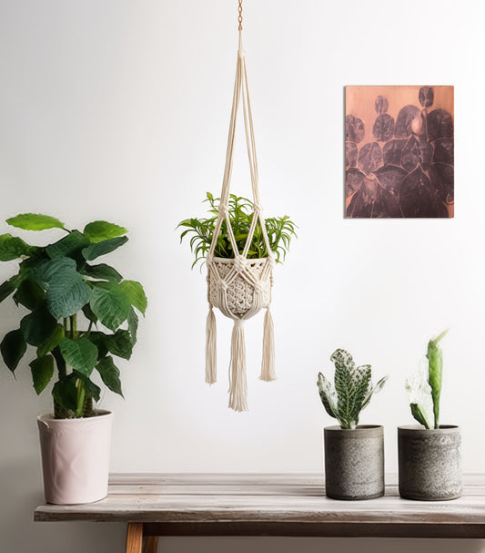 DIY Wall Hanging Floral Macrame